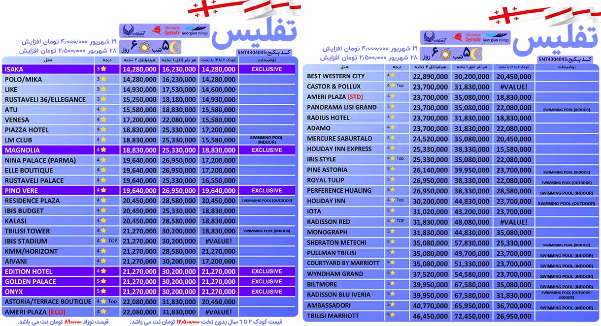 تور تفلیس